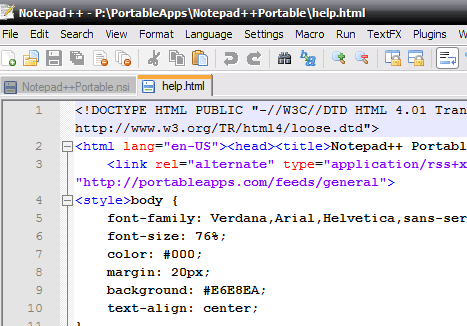 Notepad versiuni si specificatii
