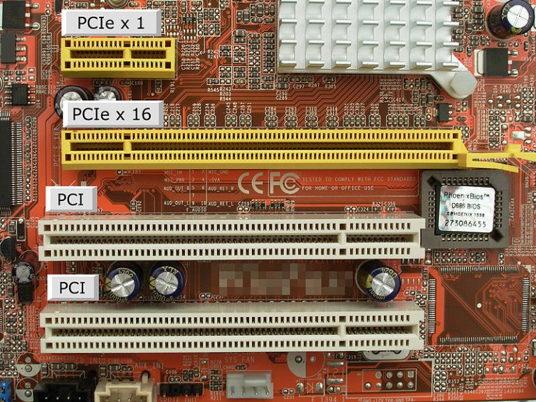 what is the meaning of pci slot