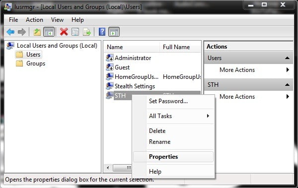 Restrictionati modificarea parolelor de logare ale userilor in Windows 7