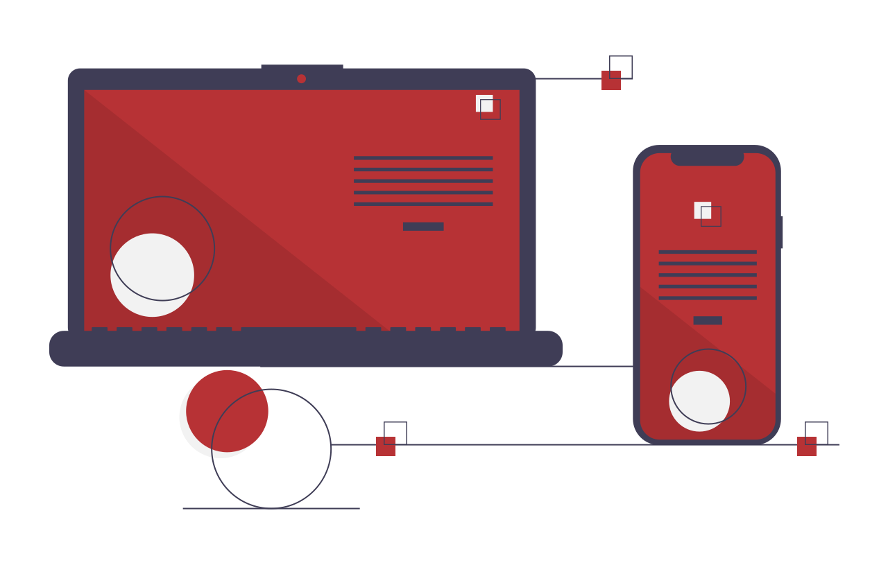 undraw_progressive_app_m9ms Web design - progressive app | HQ Level Business Services